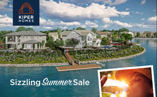 Enjoy Sizzling Summer Sale Pricing on New Kiper Homes