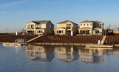 Kiper Homes Lakeside Model Home Waterfront View