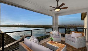 Newport at River Islands Residence 4 Balcony Water View
