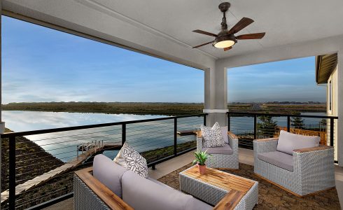 Newport at River Islands Residence 4 Balcony Water View