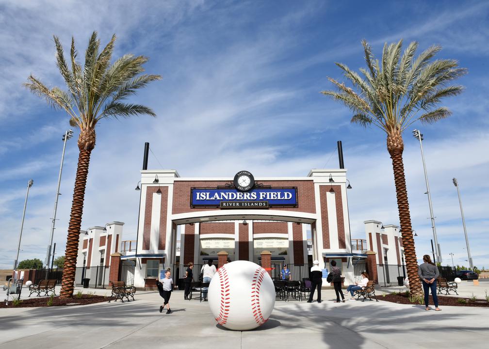 Islanders field at River Islands master planned community