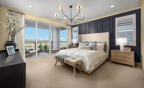 Serena at River Islands Residence 2 primary bedroom quick move-in