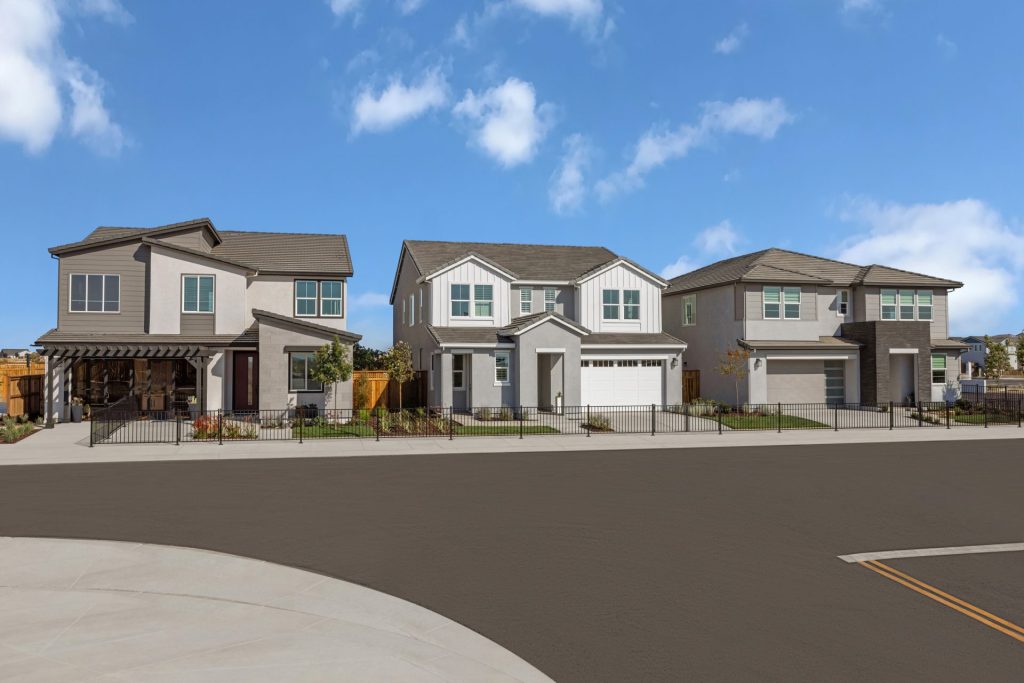 Serena at River Islands streescape rendering
