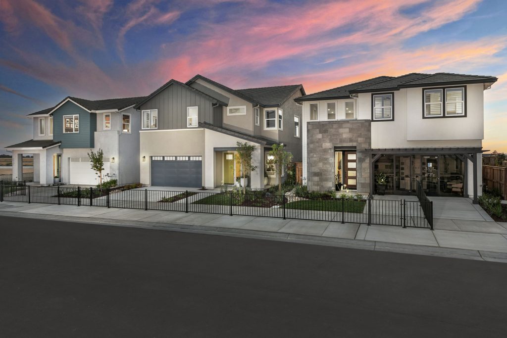 Capri at River Islands model home park