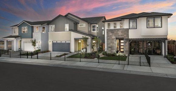 Capri at River Islands model home park